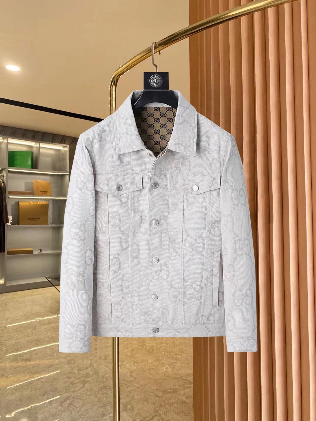 Gucci Clothing Coats & Jackets Printing Fall/Winter Collection Fashion