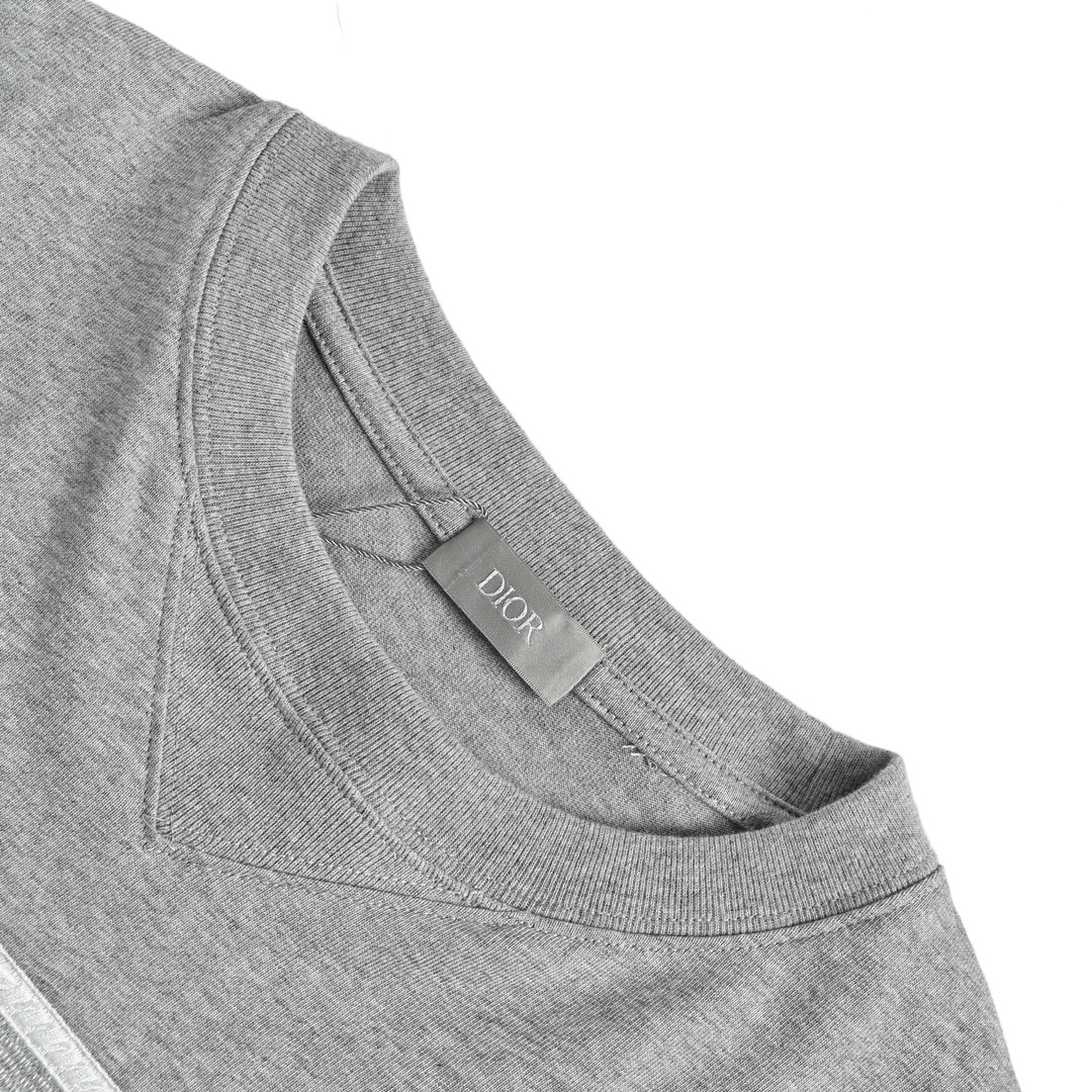 Dior /迪奥 23ss 刺绣银标logo短袖