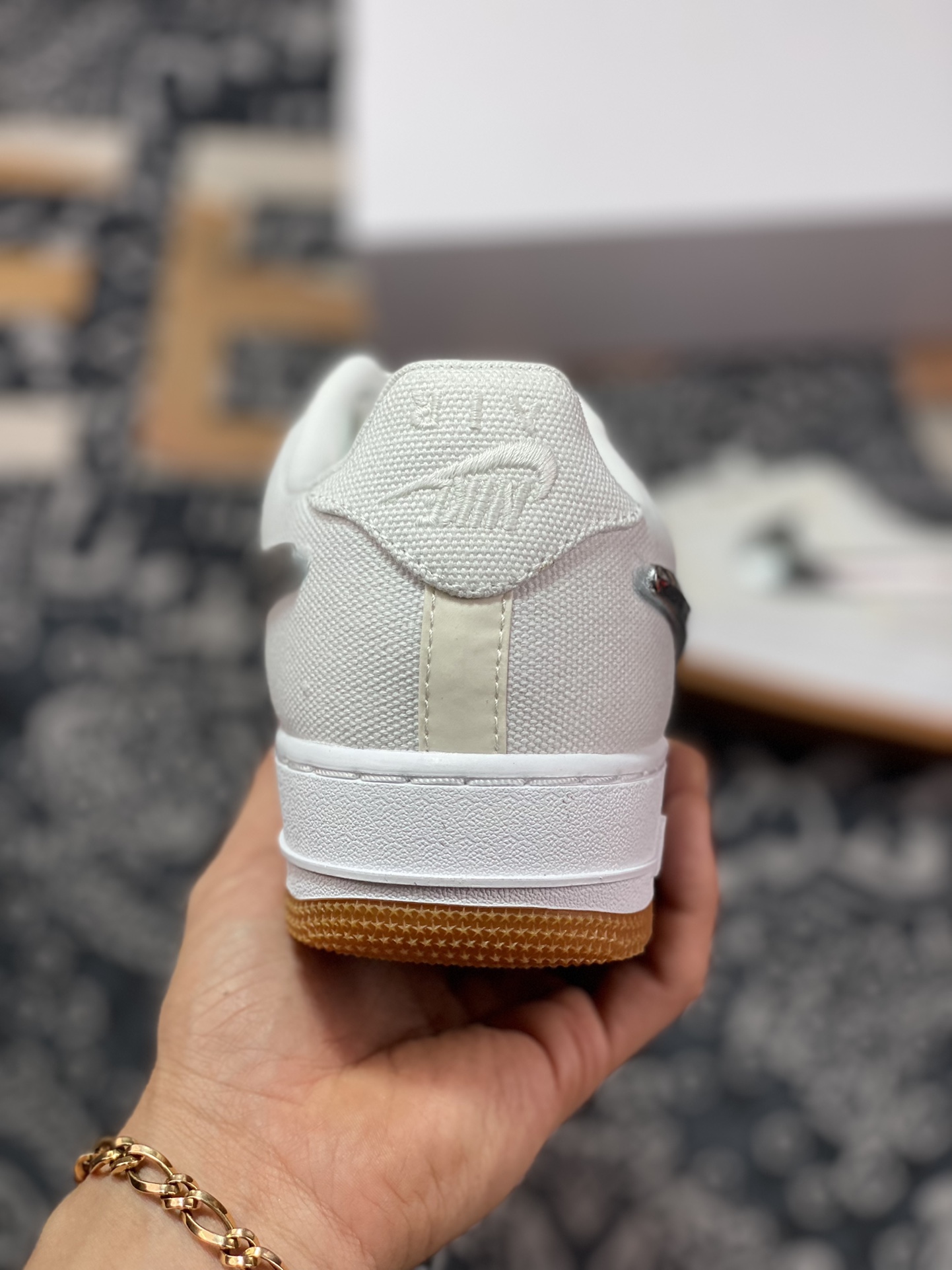 Optimal original level foreign trade new version Travis Scott x Nike Air Force 1 TS super limited joint AQ4211-100-Top High Quatity Cheap Sneakers Fashion Clothing Clothes Bags handbags Shoes of all Brand wholesale With The best Quality And Beautiful Price from China Factory Chinese suppliers wholesaler seller Optimal original level foreign trade new version Travis Scott x Nike Air Force 1 TS super limited joint AQ4211-100