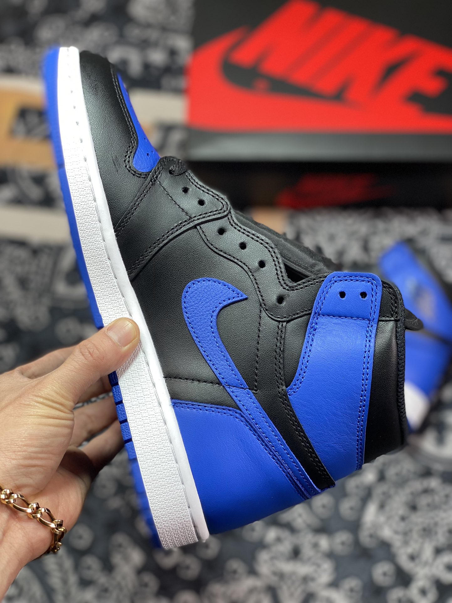 Air Jordan 1 Retro ”Royal” Royal Blue 555088-007-Top High Quatity Cheap Sneakers Fashion Clothing Clothes Bags handbags Shoes of all Brand wholesale With The best Quality And Beautiful Price from China Factory Chinese suppliers wholesaler seller Air Jordan 1 Retro ”Royal” Royal Blue 555088-007