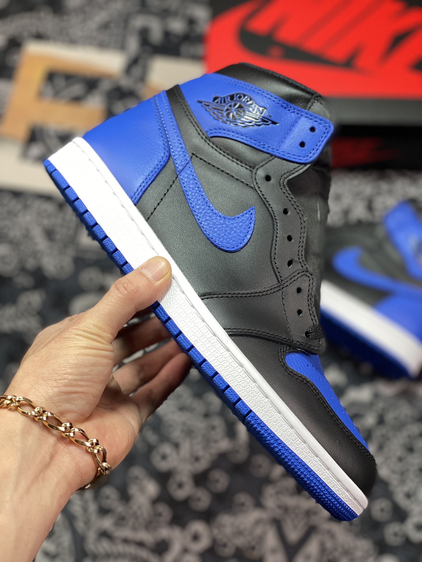 Air Jordan 1 Retro ”Royal” Royal Blue 555088-007-Top High Quatity Cheap Sneakers Fashion Clothing Clothes Bags handbags Shoes of all Brand wholesale With The best Quality And Beautiful Price from China Factory Chinese suppliers wholesaler seller Air Jordan 1 Retro ”Royal” Royal Blue 555088-007