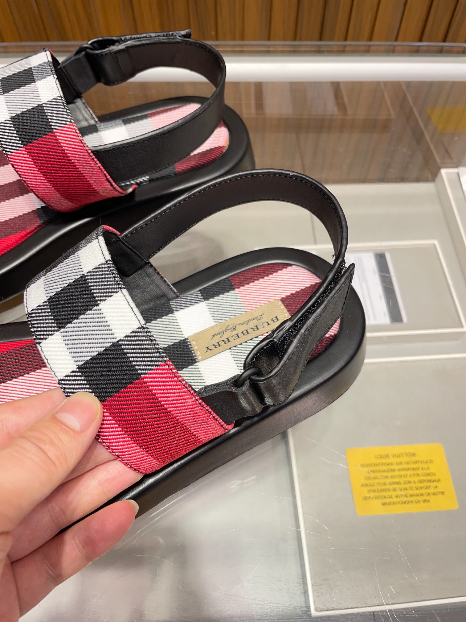 [B familia *] P:.Tamaño: 38 a 45.Burberry zapatillas de los hombres clásicos, boutique de gama alta,