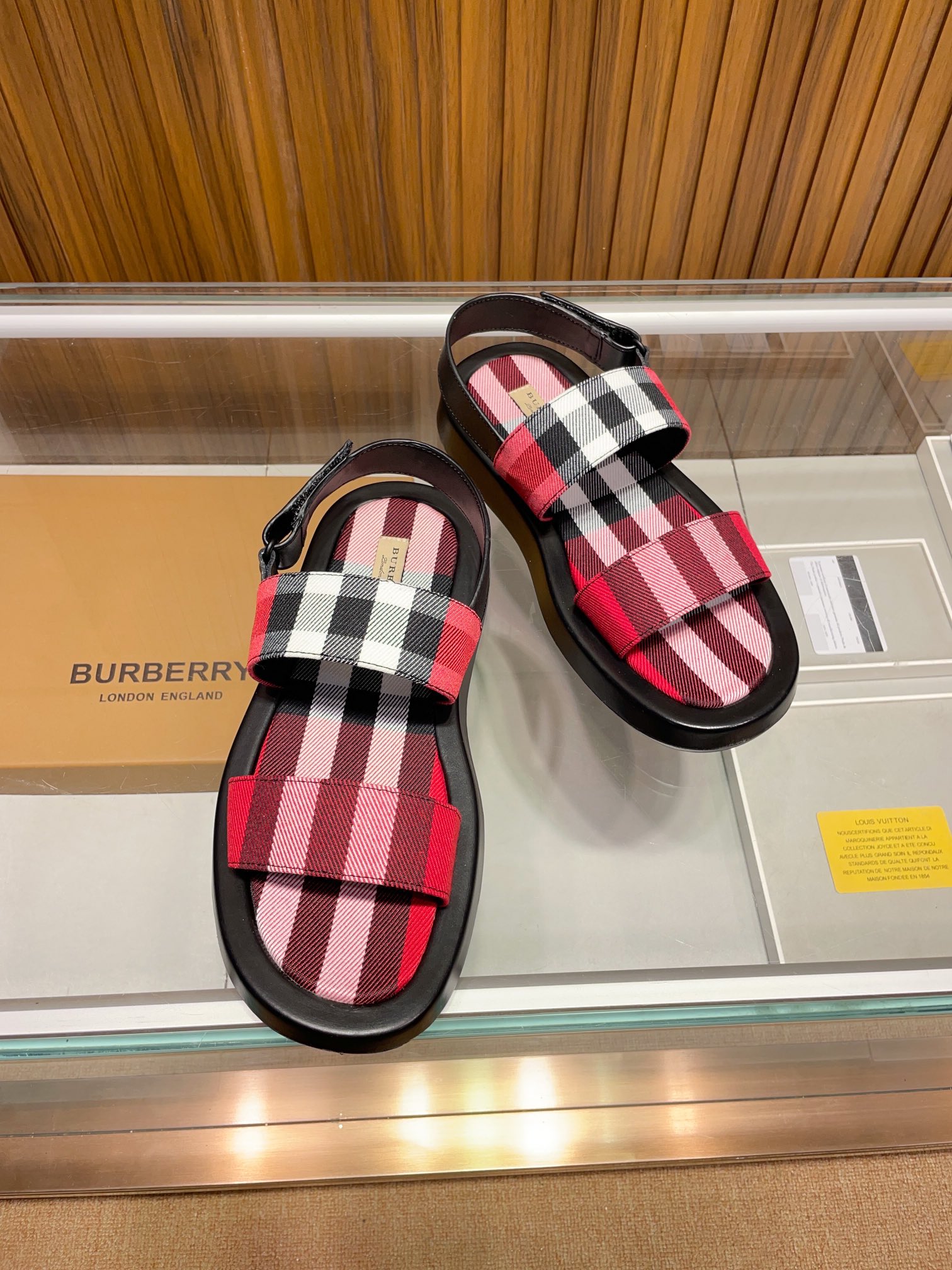 [B familia *] P:.Tamaño: 38 a 45.Burberry zapatillas de los hombres clásicos, boutique de gama alta,