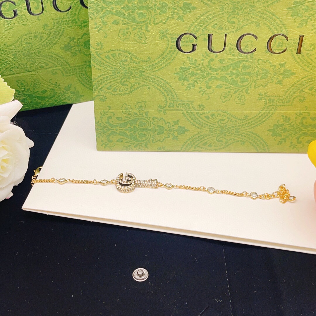 古驰 Gucci 高定典藏高定典雅奢华珠宝首饰项链手链戒指 #69F6F0AC 3