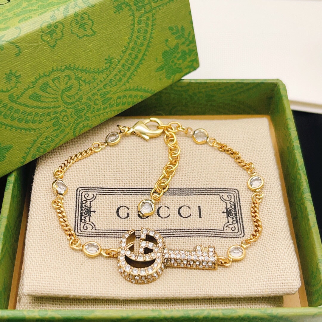 古驰 Gucci 高定典藏高定典雅奢华珠宝首饰项链手链戒指 #69F6F0AC 6