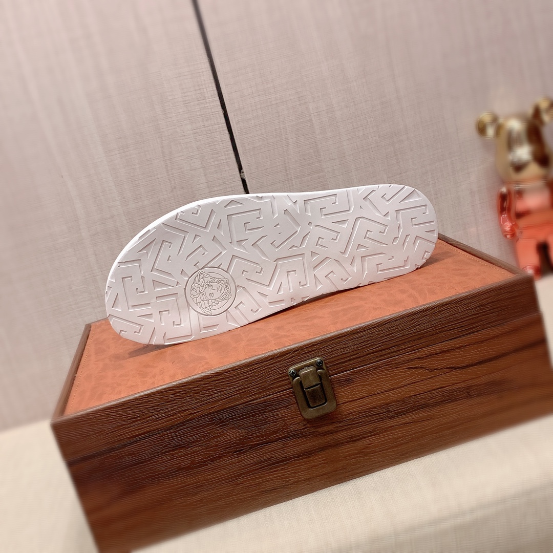 zapatillas: nuevo: precio de fábrica: "Versace *" serie de zapatillas de la parte superior de compra