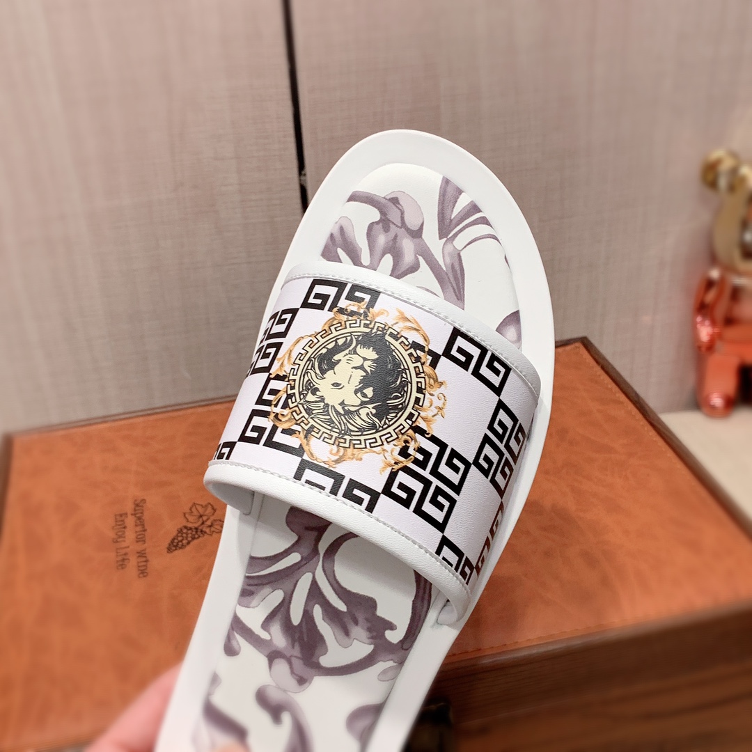 zapatillas: nuevo: precio de fábrica: "Versace *" serie de zapatillas de la parte superior de compra