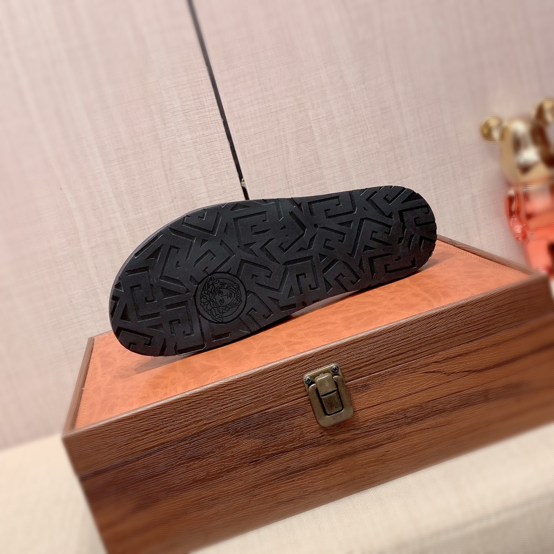 zapatillas: nuevo: precio de fábrica: "Versace *" serie de zapatillas de la parte superior de compra