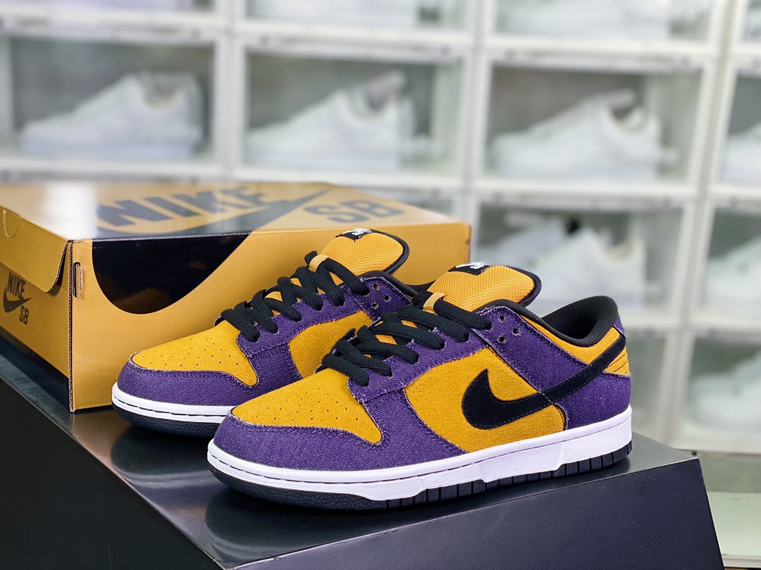 280 Nike SB Dunk Low Pro”Goofy Boy”扣篮板鞋“麦黄黑紫牛仔”304292-751
