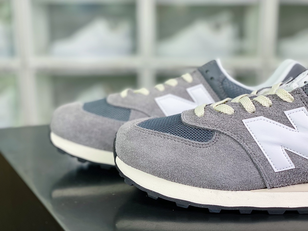 New Balance ML574 series low-top classic jogging shoes ”Flip Mao Yuanzu Gray” U574WR2