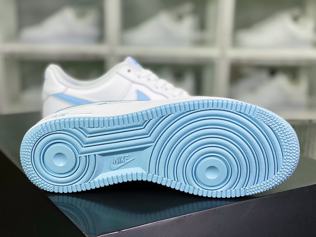 220 Air Force 1 '07 Low QS”White/Ice Blue Mini Swoosh”空军一号CV5696-962