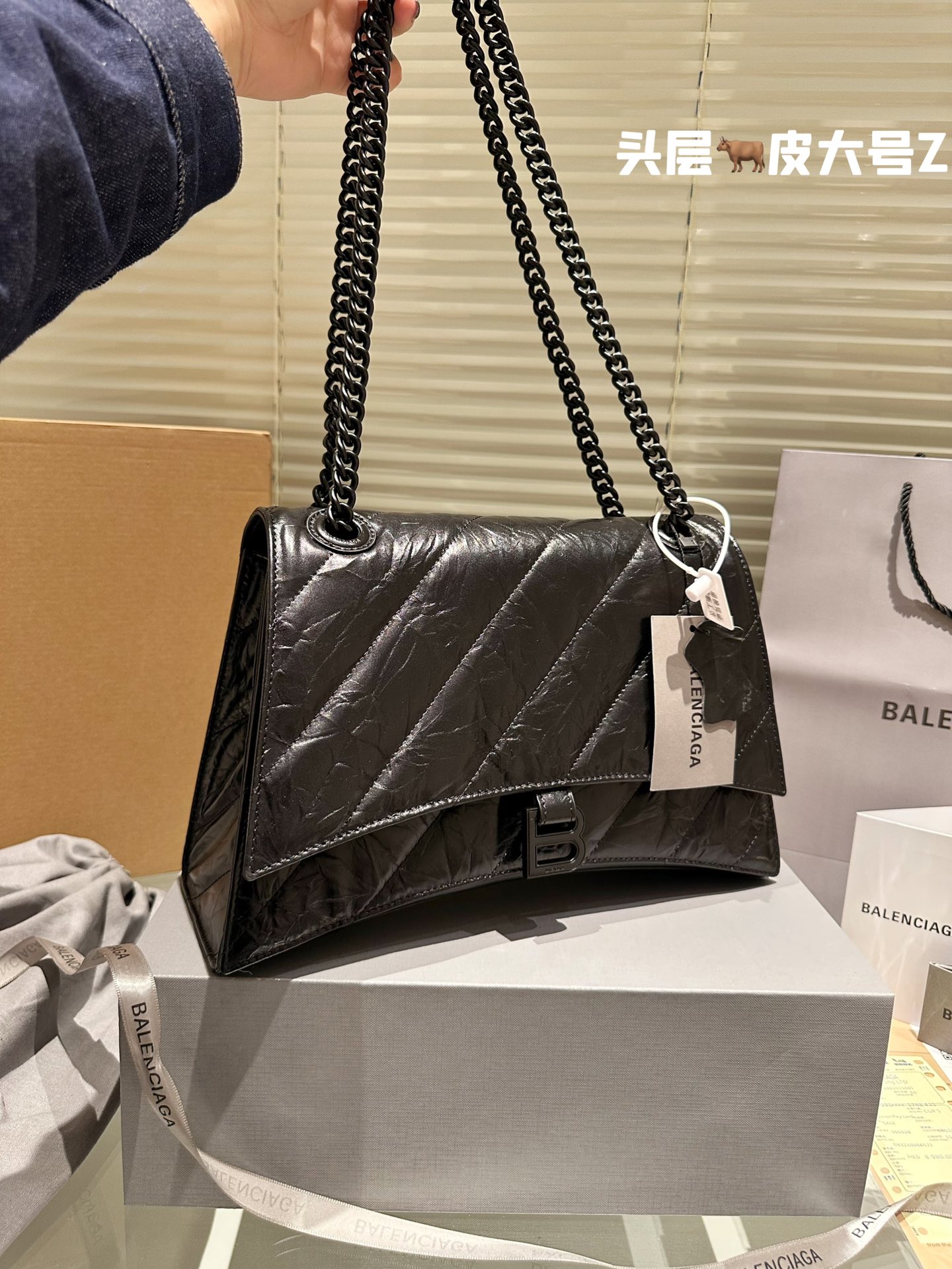 Replica Wholesale
 Balenciaga Handbags Hourglass Bags Calfskin Cowhide Fall/Winter Collection