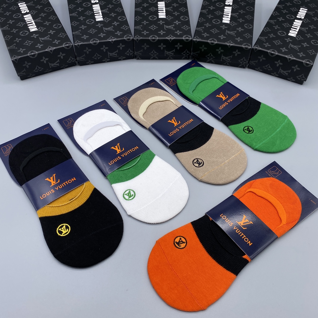 Louis Vuitton Invisible Socks - Upgraded Quality, Antibacterial, and Sweat-Absorbing 7 i1680881566 4256 5