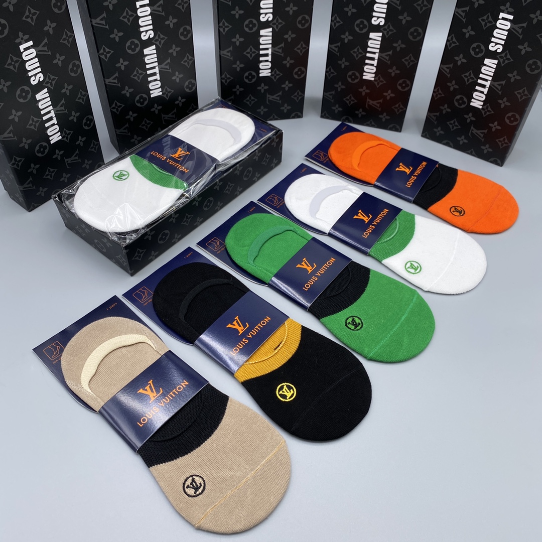 Louis Vuitton Invisible Socks - Upgraded Quality, Antibacterial, and Sweat-Absorbing 3 i1680881566 8316 1