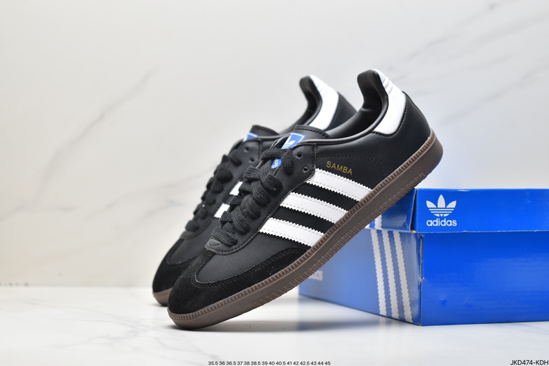 Adidas Originals Samba Vegan OG Samba series gentleman moral training football wind sports shoes FX9042