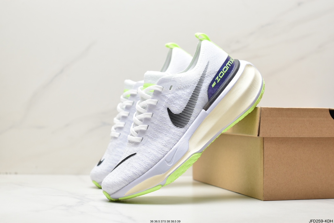 170 耐克NIKE ZOOMX INVINCIBLE RUN FK3 短跑马拉松系带系慢跑鞋DR2615-002