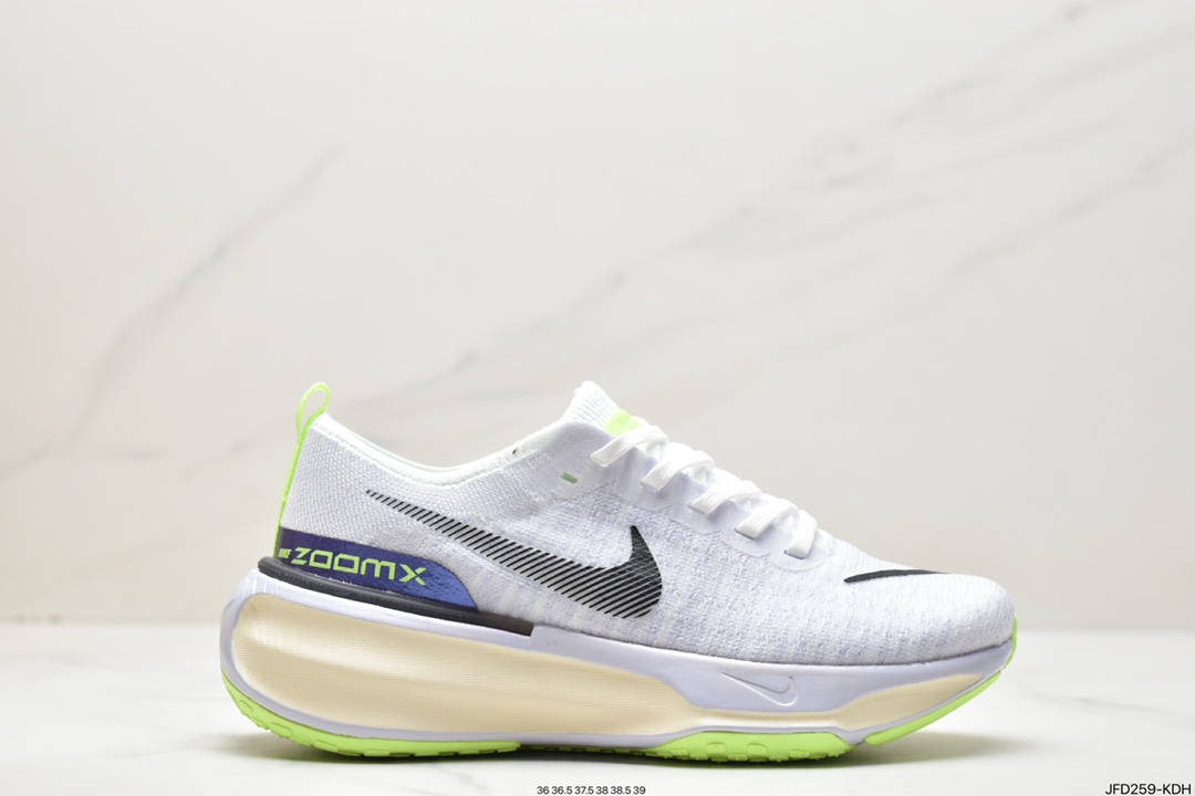 170 耐克NIKE ZOOMX INVINCIBLE RUN FK3 短跑马拉松系带系慢跑鞋DR2615-002