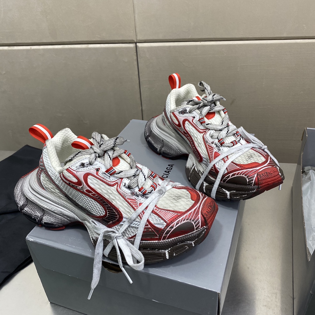 Zapatos de barro, fabricados en Dongguan, versión superior, envejecidos, tomas reales exclusivas, Balenciaga Phantom Sn…