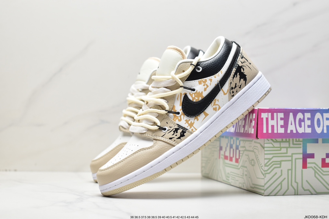 160 耐克Nike Air Jordan 1 Low”Brown Mocha”AJ1低帮乔丹一代553558-062