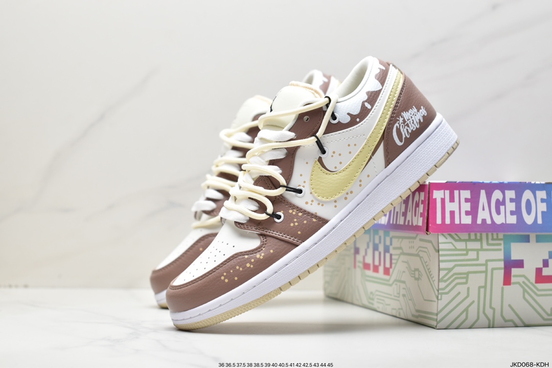 160 耐克Nike Air Jordan 1 Low”Brown Mocha”AJ1低帮乔丹一代553558-062