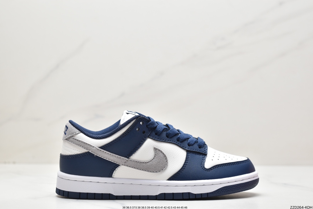 250 Nike SB Dunk Low”Midnight Navy”扣篮系列低帮“新午夜蓝白灰”FD9749-400