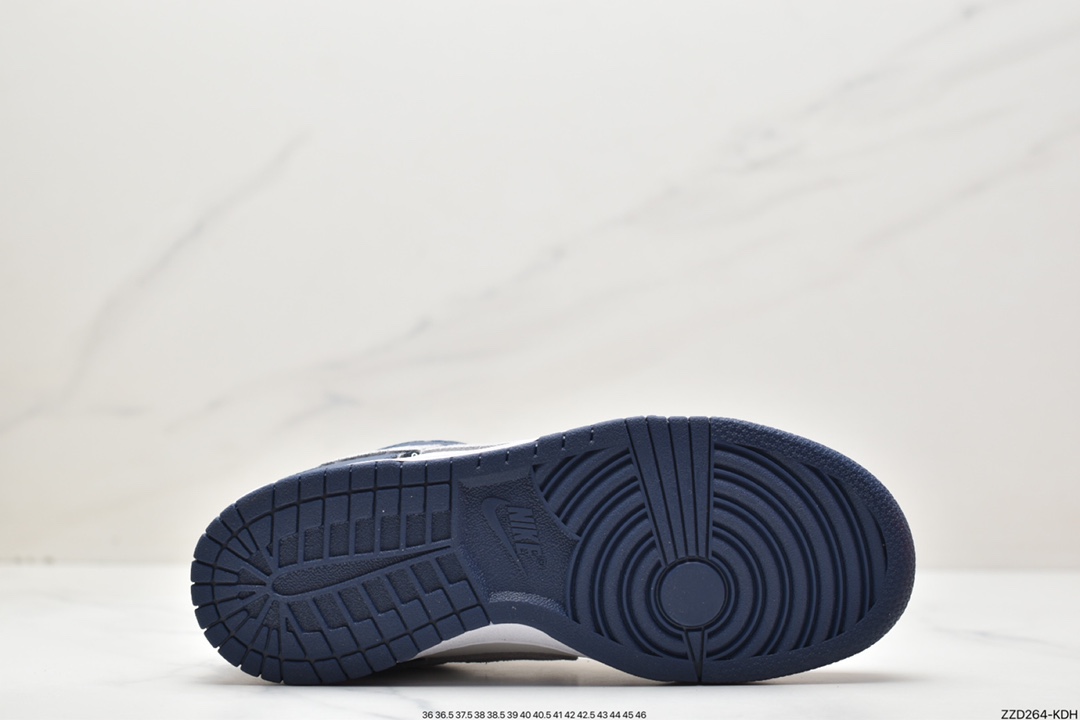 250 Nike SB Dunk Low”Midnight Navy”扣篮系列低帮“新午夜蓝白灰”FD9749-400