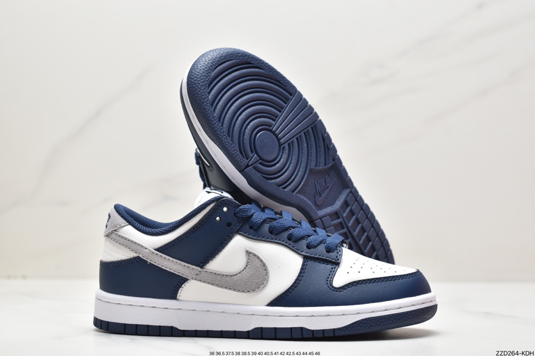 250 Nike SB Dunk Low”Midnight Navy”扣篮系列低帮“新午夜蓝白灰”FD9749-400