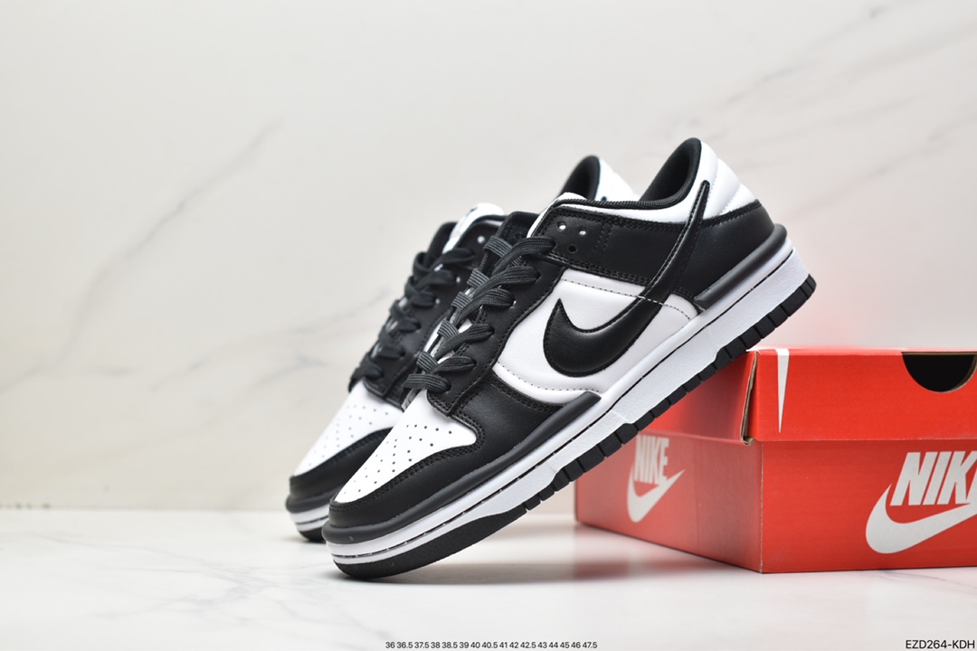 370 Nike SB Dunk Low Twist”Panda”扣篮加强版系列低帮休闲运动滑板板鞋DZ2794-001