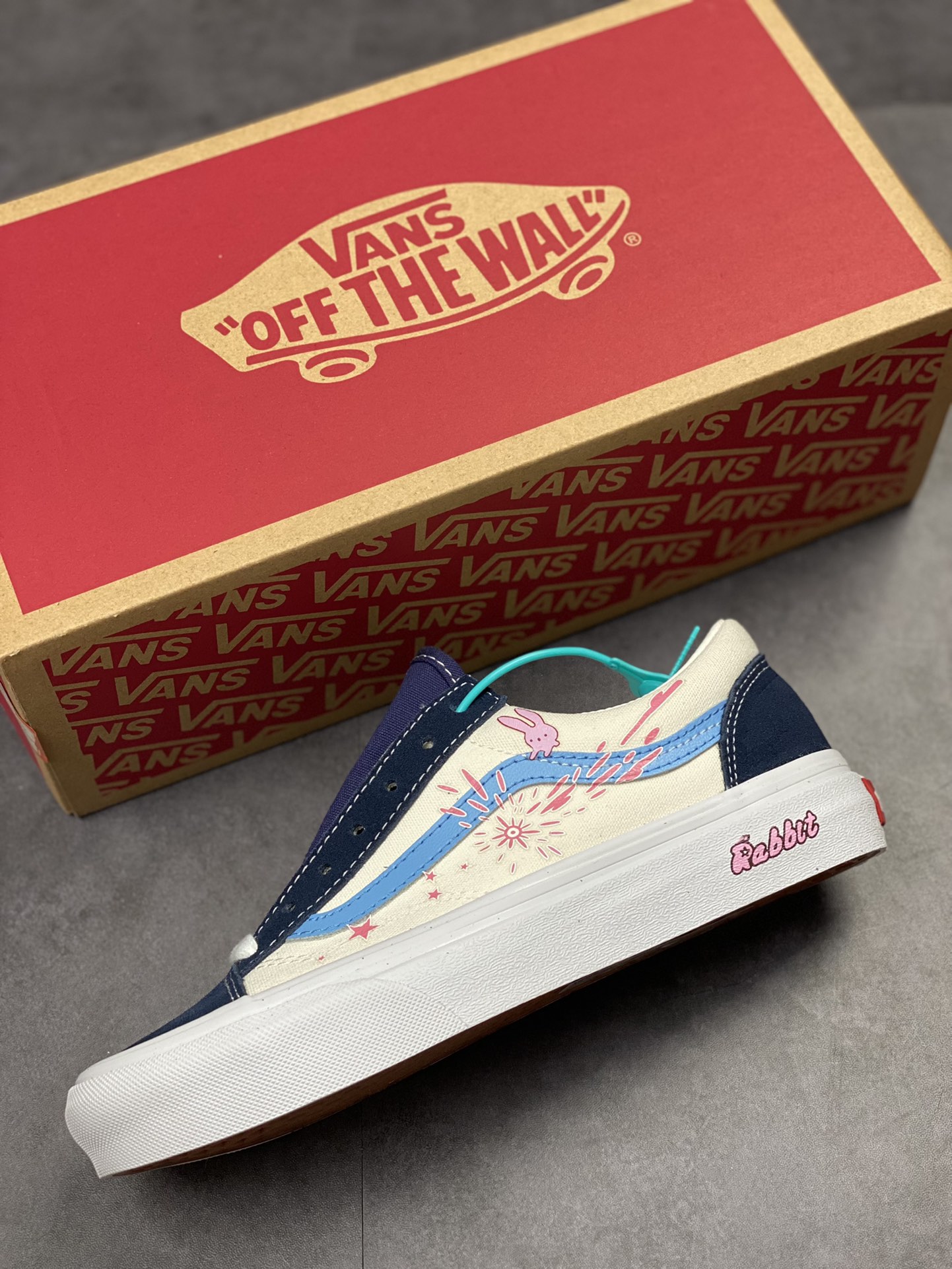 Vans Style 36 Trendy Year of the Rabbit Meteor Rabbit/Rogue Rabbit Casual Low Top Summer Sports Shoes