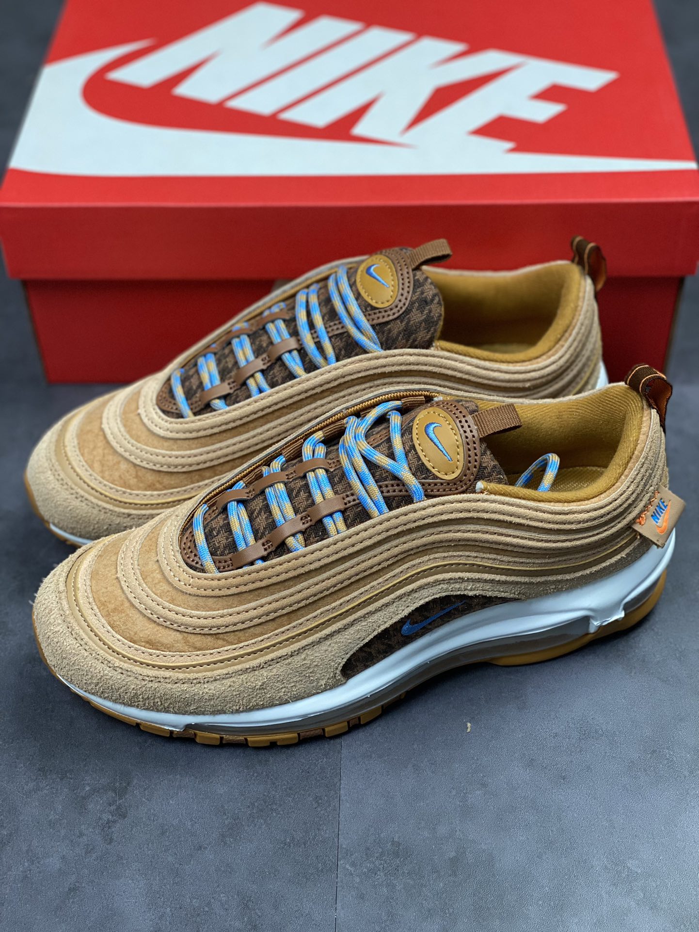 230 渠道订单NK Air Max 97 棕黄 DZ5348-288