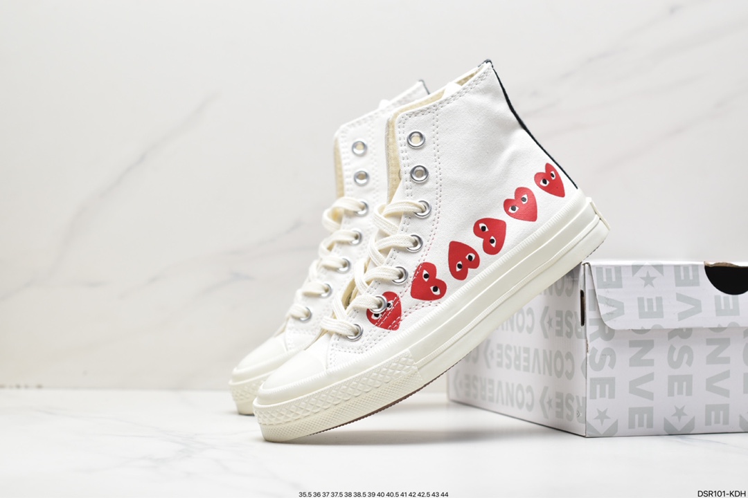 Rei Kawakubo CDG x Converse chuck taylor all star 1970S love eyes