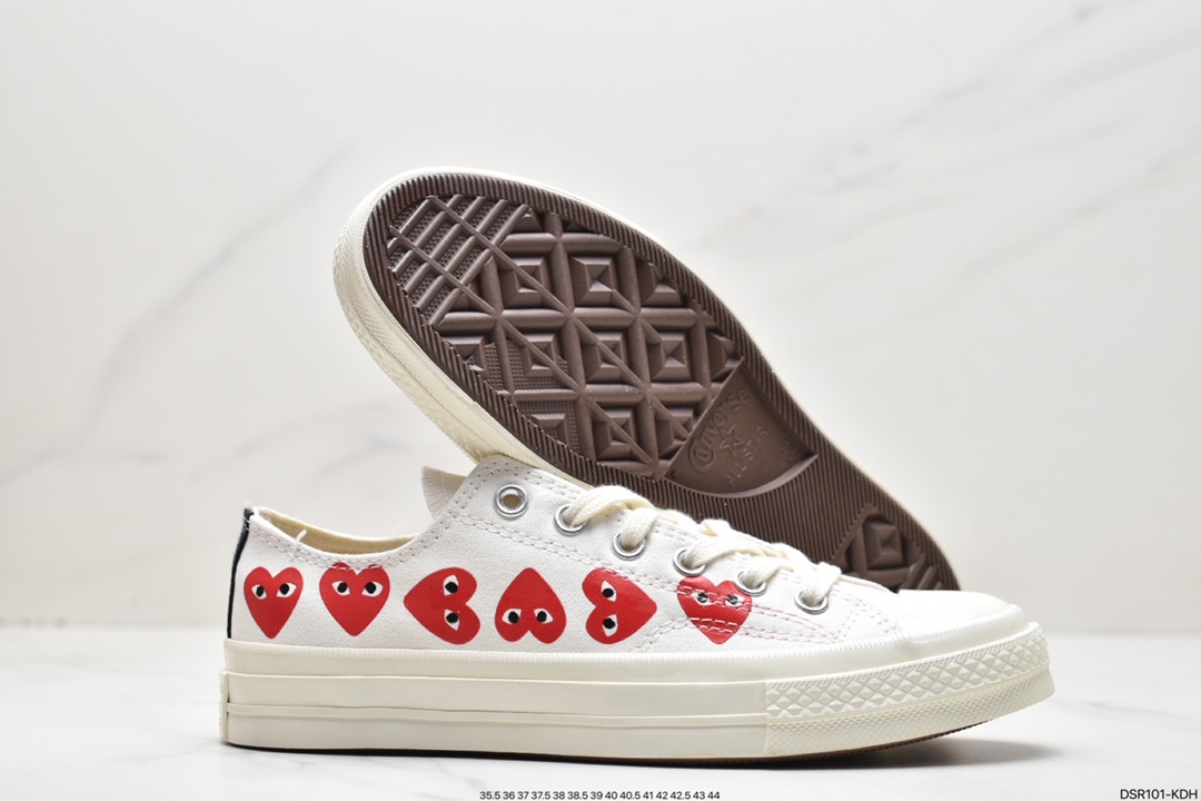 Rei Kawakubo CDG x Converse chuck taylor all star 1970S love eyes