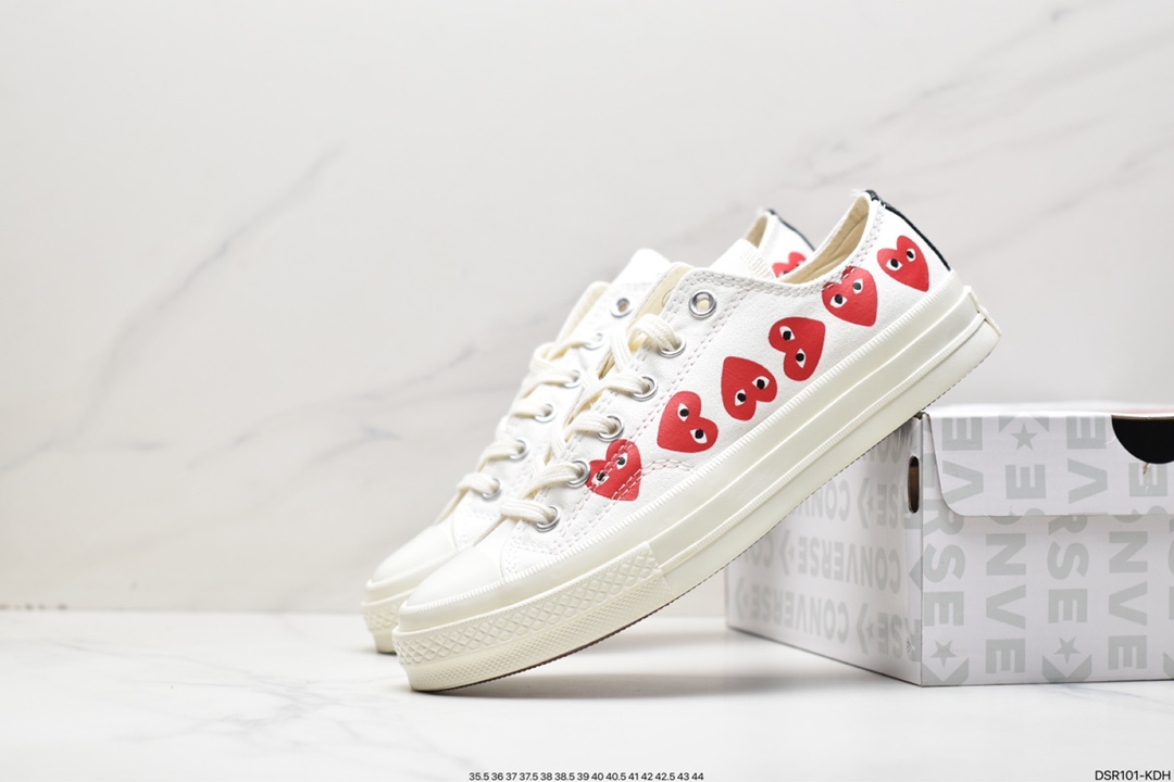 Rei Kawakubo CDG x Converse chuck taylor all star 1970S love eyes