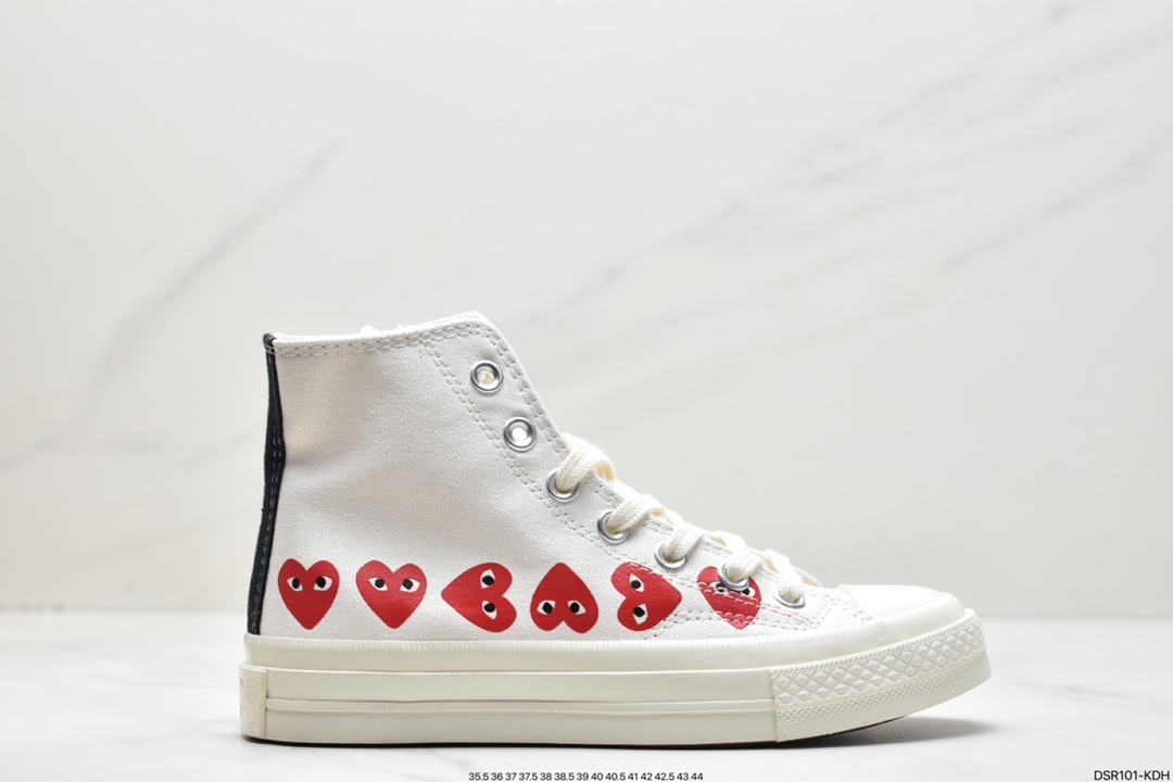 Rei Kawakubo CDG x Converse chuck taylor all star 1970S love eyes