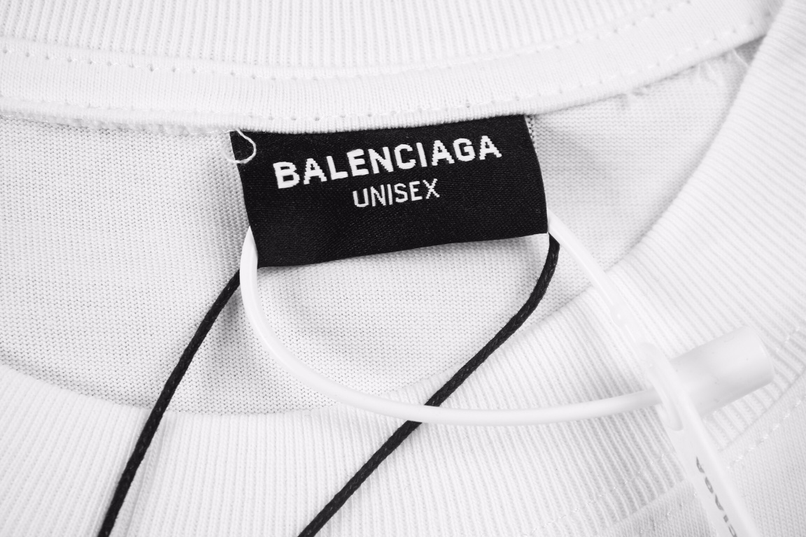 170 balenciaga联名supreme 涂鸦logo短袖 原版印花一比一复刻