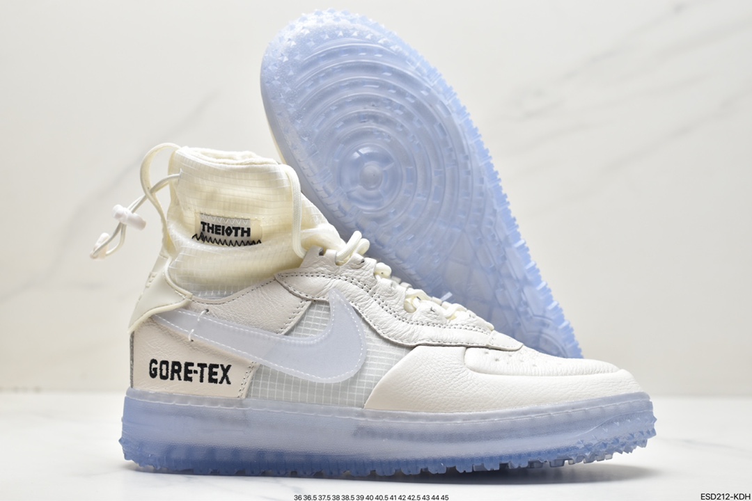 430 Air Force 1 High Gore-Tex “军事绿”空军高帮机拉能链休闲鞋 CQ7211-300