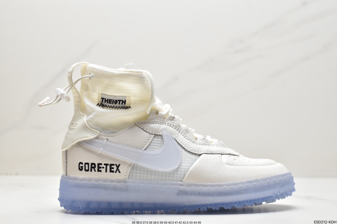 430 Air Force 1 High Gore-Tex “军事绿”空军高帮机拉能链休闲鞋 CQ7211-300