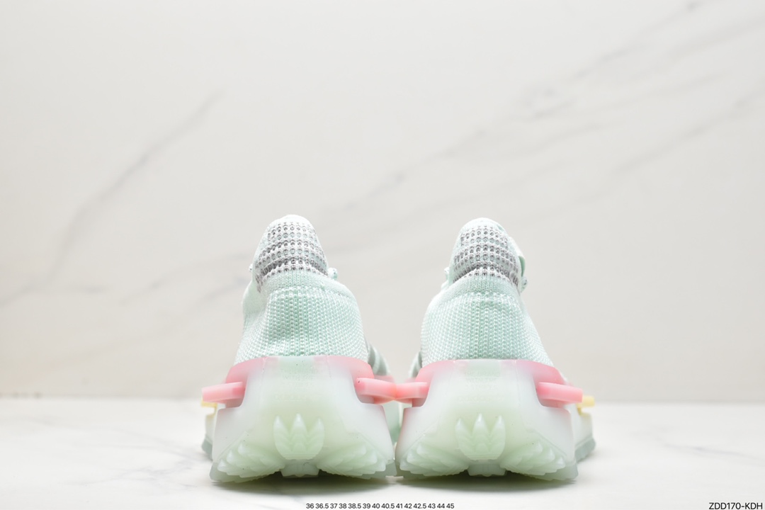 Adidas NMD S_1 Edition ”Ice Mint/Oynx” S_1 series sock-style low-top all-match casual sports running shoes GZ9233