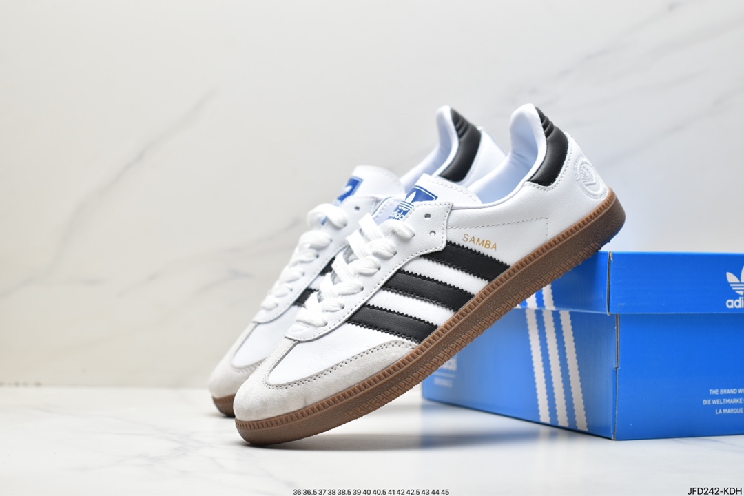 Adidas nearly 70 years of classic Samba OG original full head layer production super soft head layer FW2427