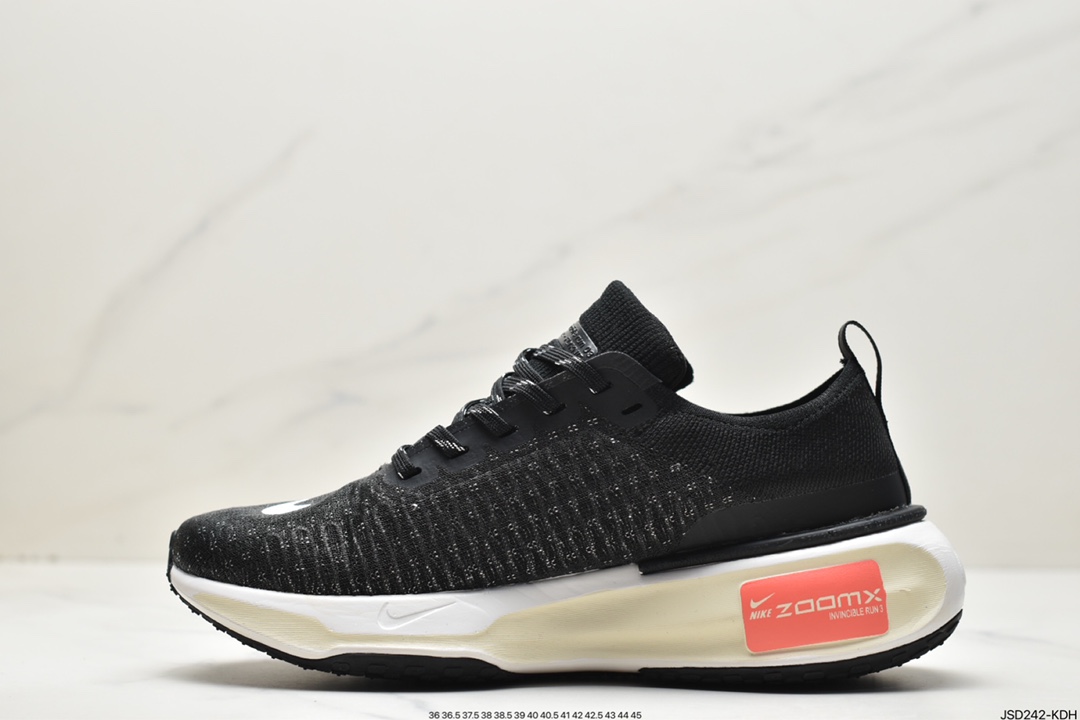 200 耐克NIKE ZOOMX INVINCIBLE RUN FK3 短跑马拉松系带系列轻量休闲运动慢跑鞋 DR2615-001