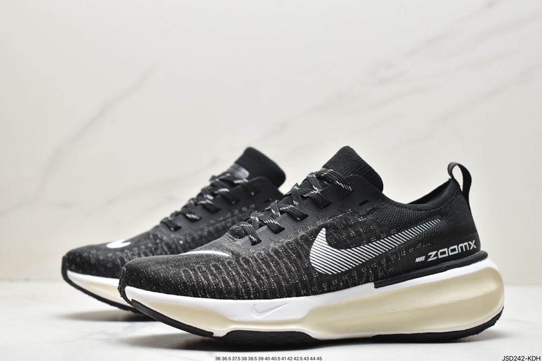 200 耐克NIKE ZOOMX INVINCIBLE RUN FK3 短跑马拉松系带系列轻量休闲运动慢跑鞋 DR2615-001