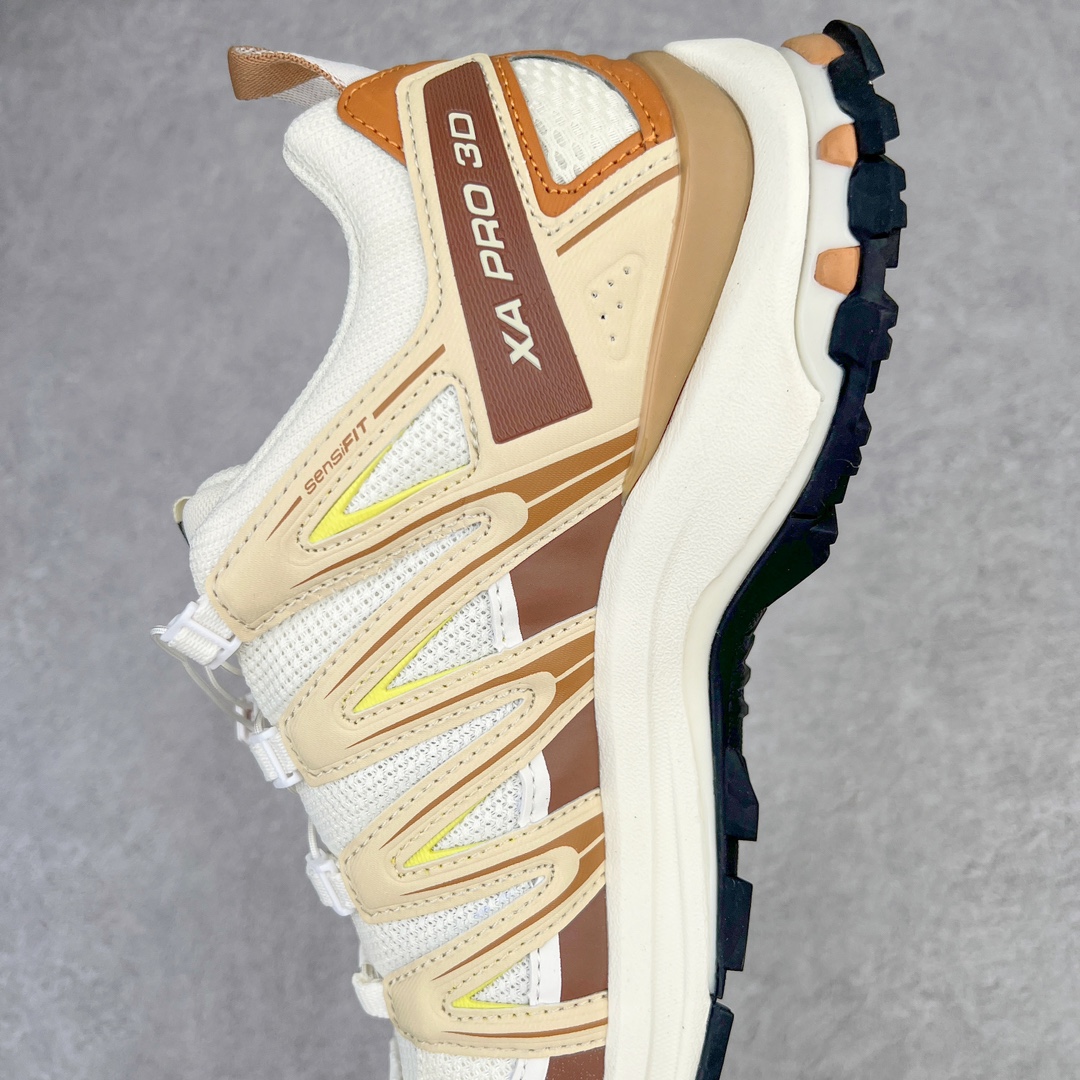 图片[7]-＃GX/绿X 纯原福利 SALOMON XA Pro 3D ADV 萨洛蒙潮流越野机能户外功能鞋 纯原外贸平台特供订单 耗时半年巨作 全套原纸板楦头开发 原厂特供网布配套加持 确保原汁原味 完美呈现版型 原档数据独家私模五层组合大底 男女鞋同步官方开发至46.5 原装Ortholite轻量化鞋垫 中底布带钢印编号 原厂TPU锁扣 进口港宝加持 后跟自然饱满 还原公司包裹性 鞋面采用SENSIFT贴合技术 全方位贴合包裹脚型 鞋跟部鞋底牵引设计 提供强大的抓地性能 更适应野外崎岖不平的道路 其3D ADVANCED CHASSIS底盘 材料轻量大化 钉齿设计更具稳定性 防护性 鞋底易磨损区运用CONTAGRIP高耐磨材料 应对城市硬质路面长距离跑考验 尺码：36 36.5 37.5 38 38.5 39 40 40.5 41 42 42.5 43 44 44.5 45 46 46.5-选品中心