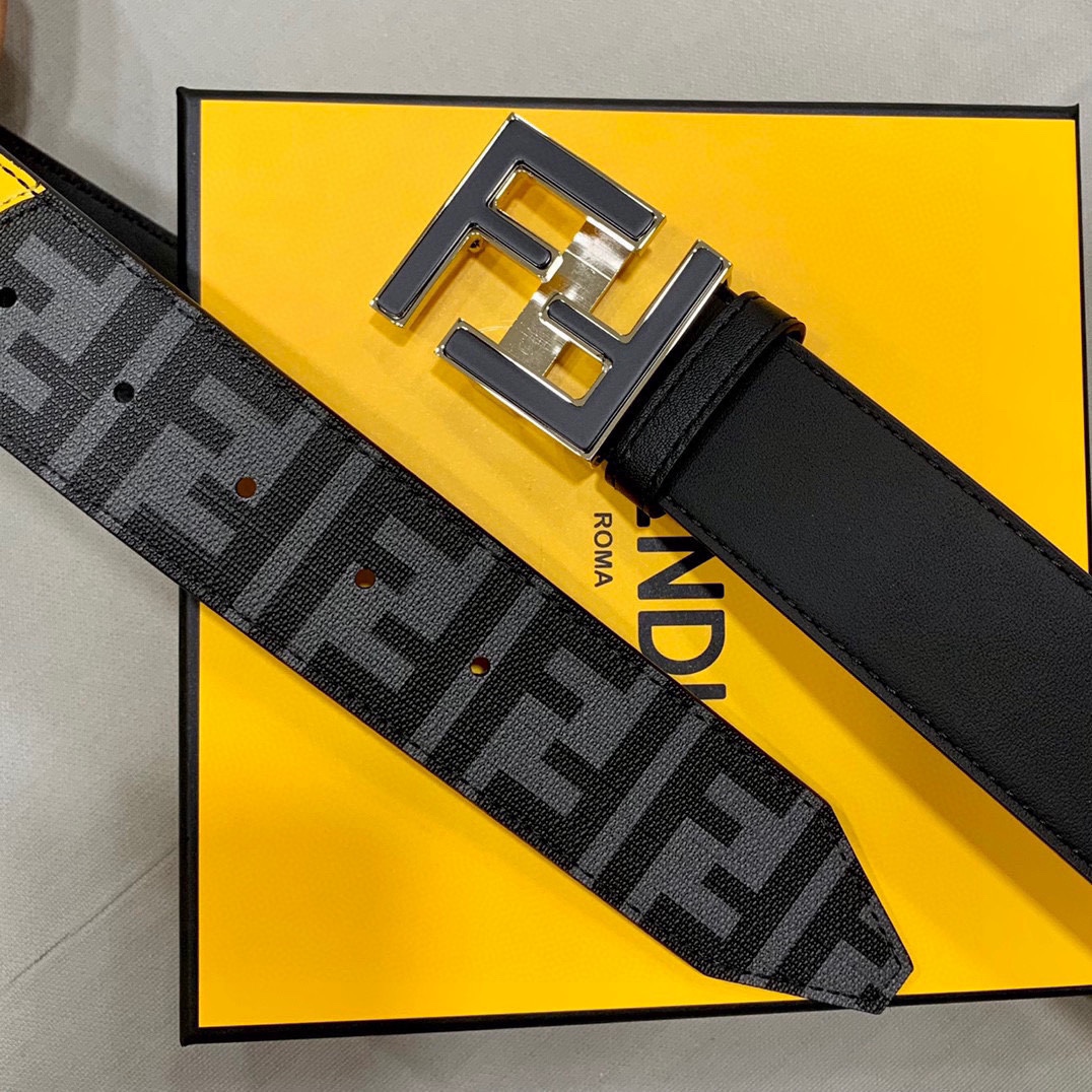 FENDI/芬迪宽38MM标志造型宽