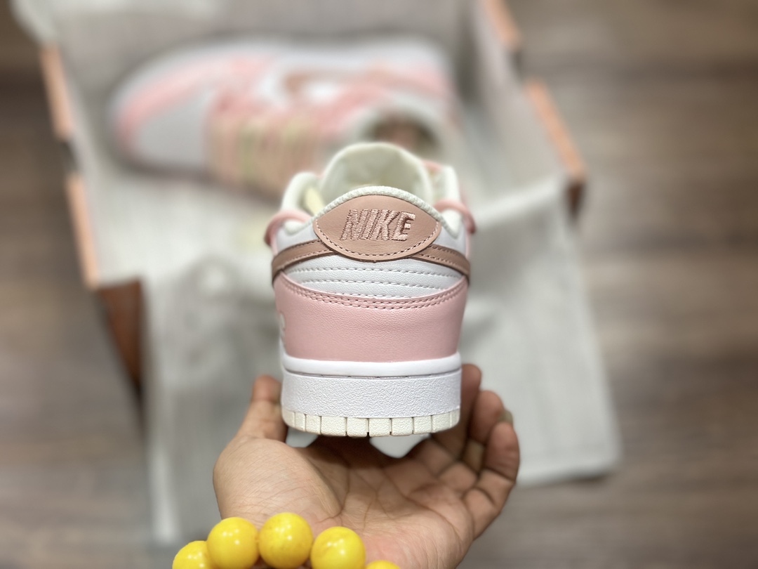 260 NIKE SB Dunk Low 绑带 白粉低帮 休闲运动鞋 DH9765-100