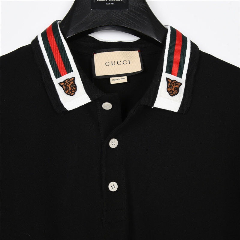 200 Gucci/古驰 23SS 虎年限定翻领Polo短袖