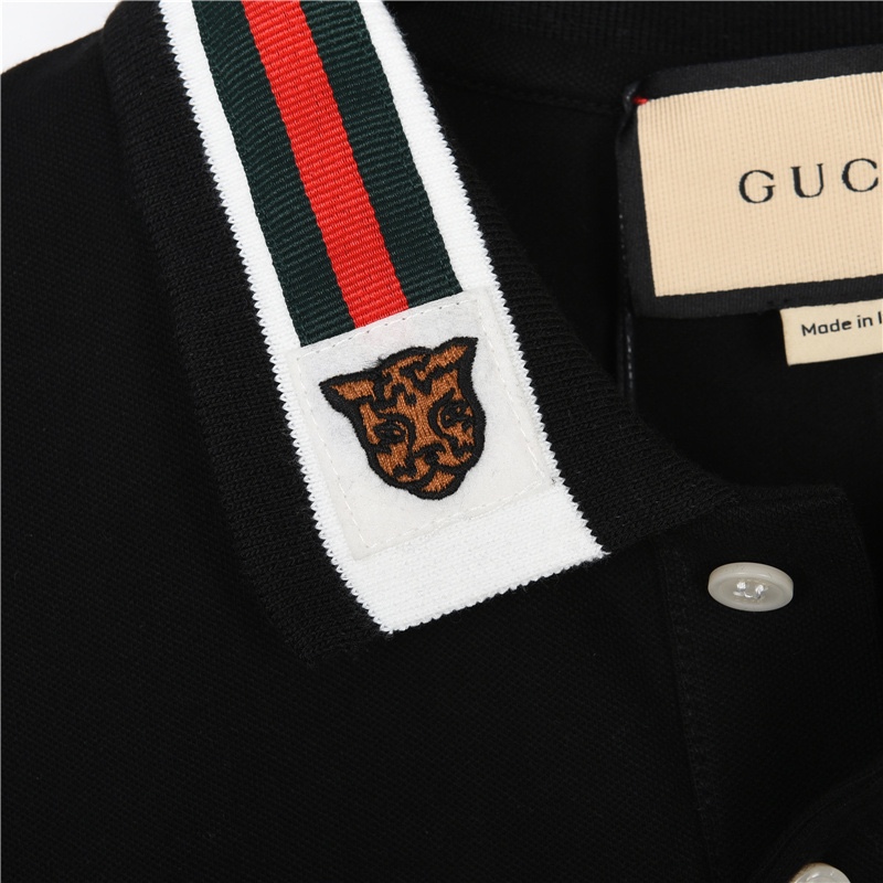 200 Gucci/古驰 23SS 虎年限定翻领Polo短袖