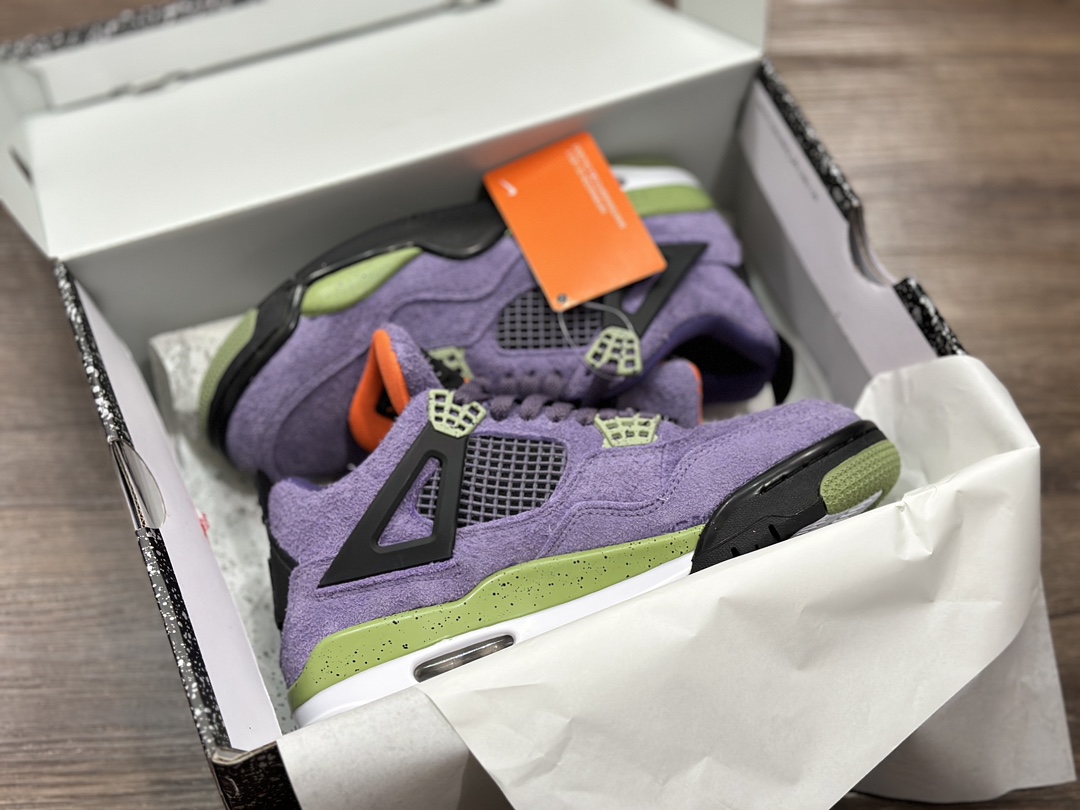 Air Jordan 4 aj4 Joe 4 ”Suede Purple” AQ9129-500