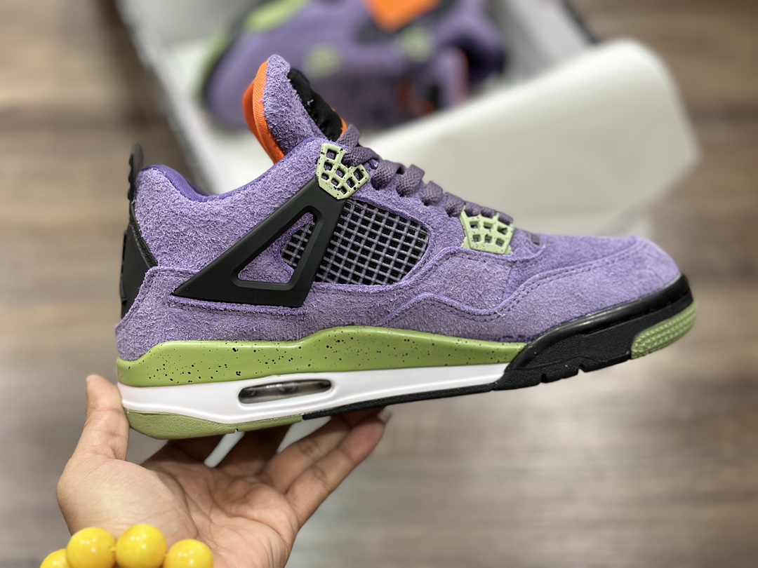 Air Jordan 4 aj4 Joe 4 ”Suede Purple” AQ9129-500