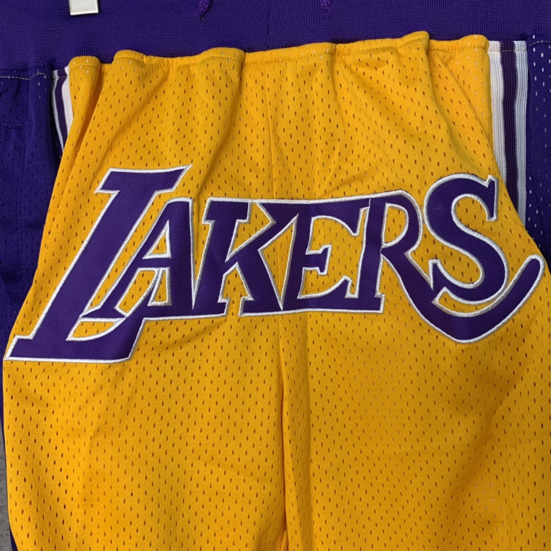 “Just Don NBA Lakers Team Shorts: High-Quality Customized Pants Series” - 图片 7