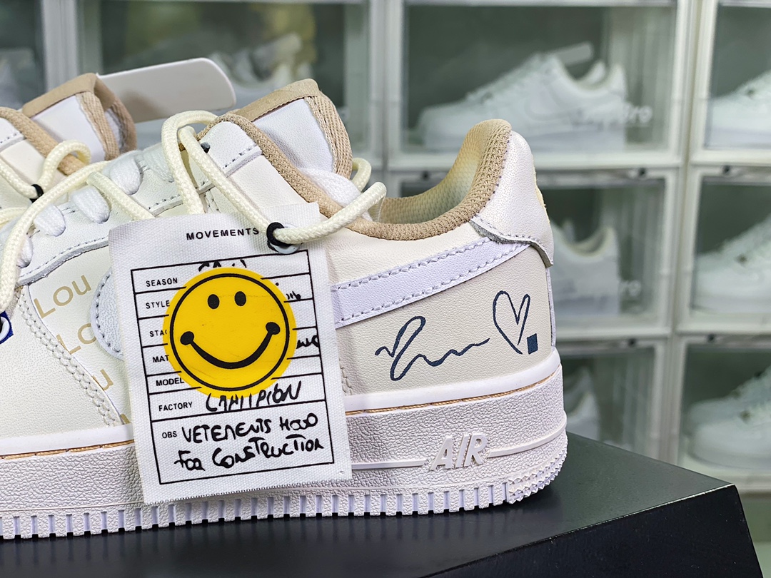 240 Air Force 1'07 Low”Beige/Blue/Yellow Smile”空军一号CW2288-111